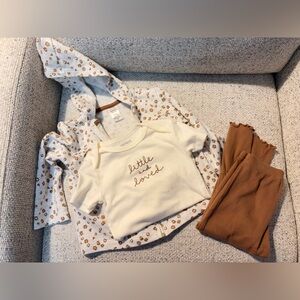 Carter's Leopard Zip Hoodie + Leggings